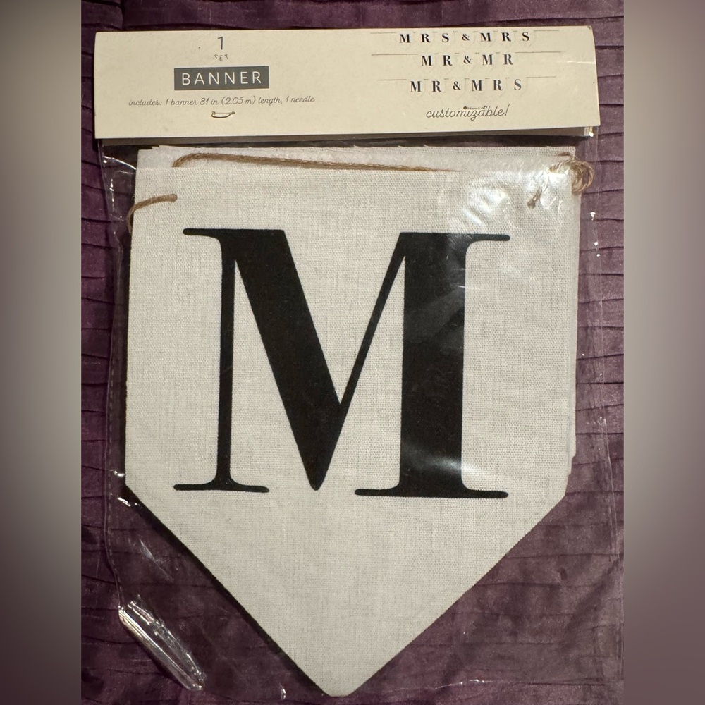 Felt Wedding Banner Kit